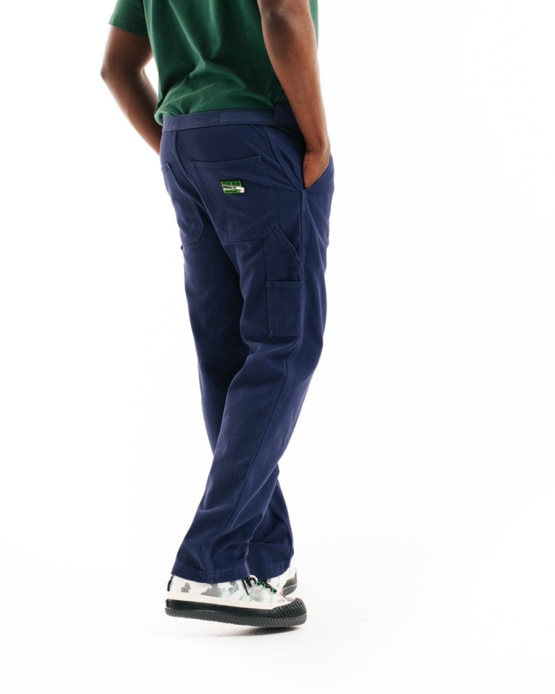 Navy Brain Dead Washed Hard Ware/Soft Wear Carpenter Pant | USA OIDX59470