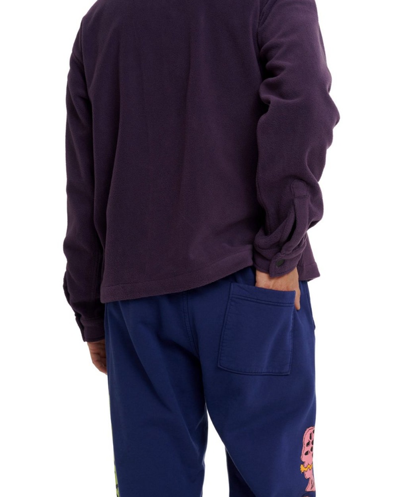 Navy Brain Dead Worm Hole Sweatpant | USA MBZI47390