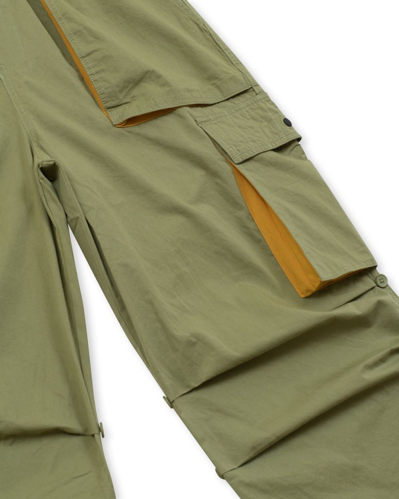 Olive Brain Dead Adjustable Skate Pant | USA FSJV93051