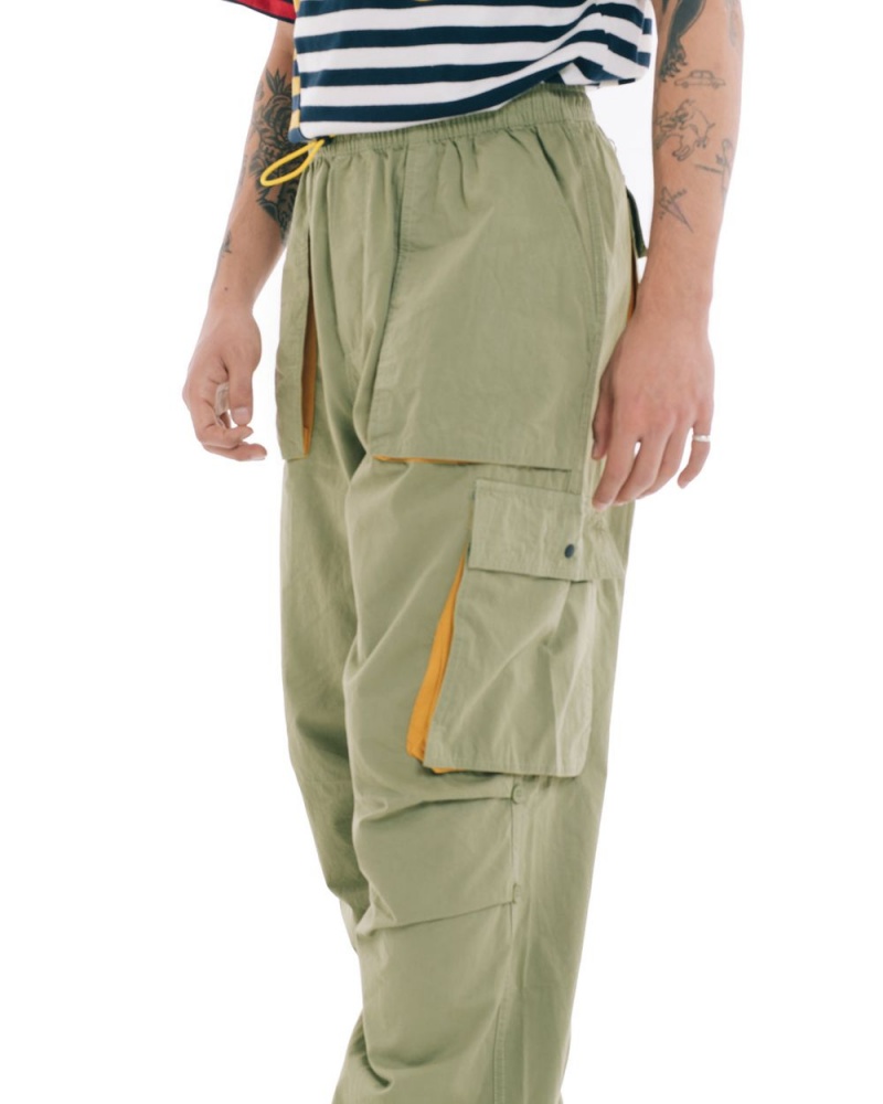 Olive Brain Dead Adjustable Skate Pant | USA FSJV93051