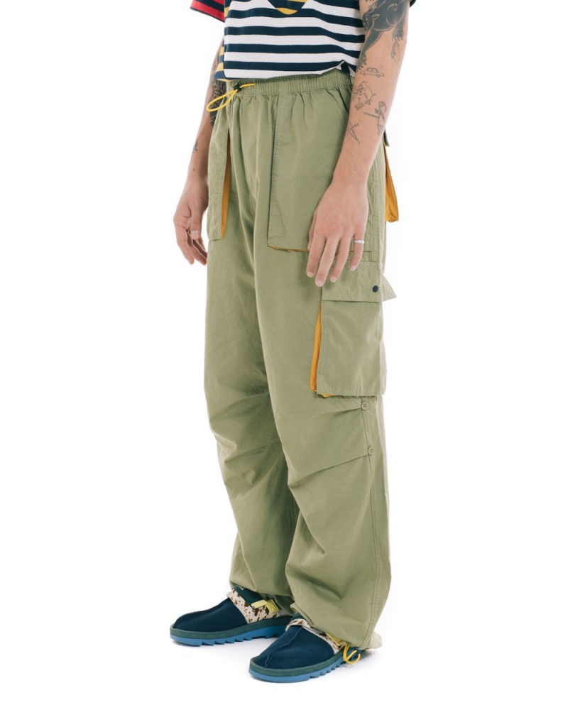 Olive Brain Dead Adjustable Skate Pant | USA FSJV93051