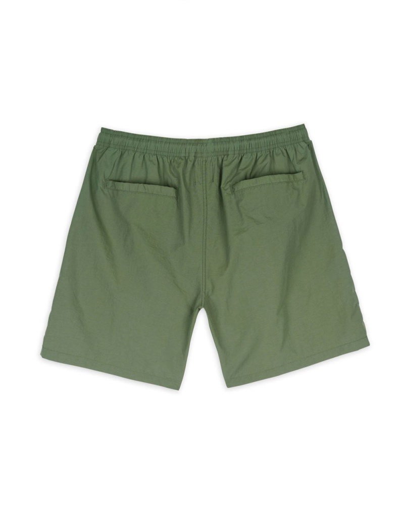 Olive Brain Dead Kickers Shorts | USA IRAL48395