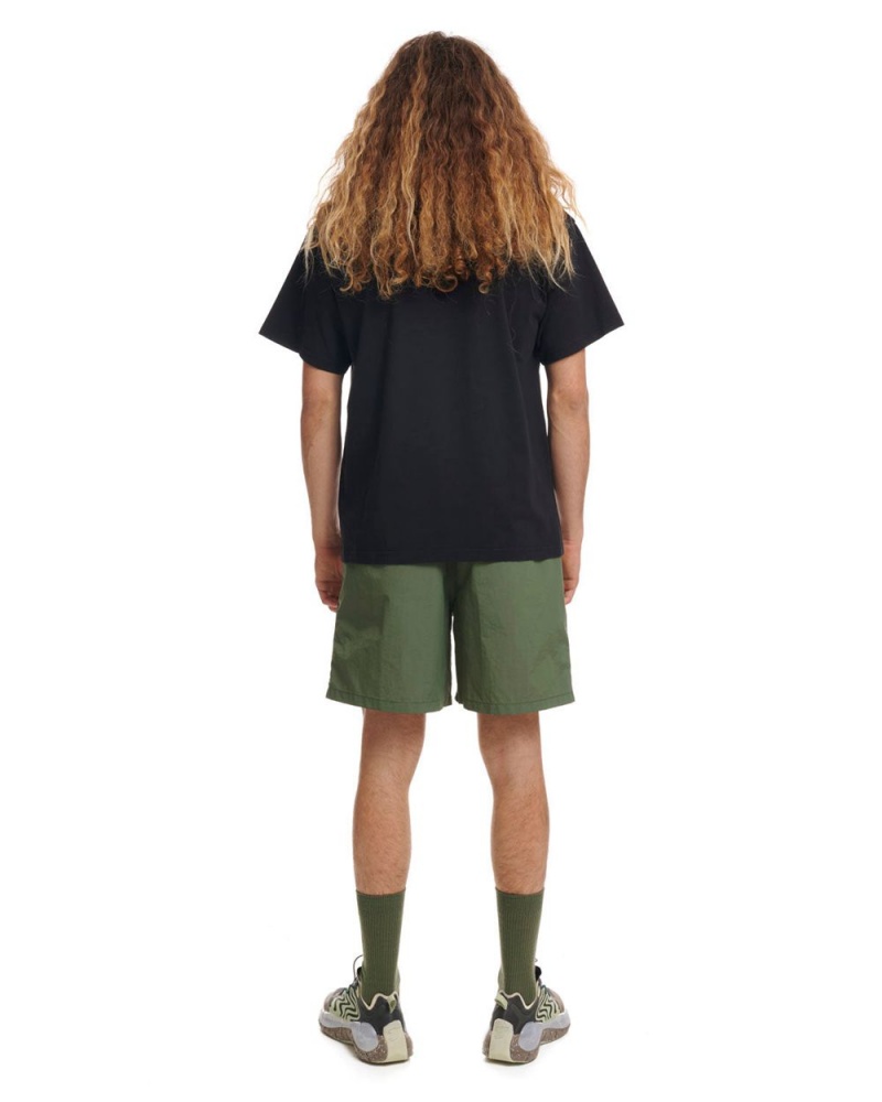 Olive Brain Dead Kickers Shorts | USA IRAL48395