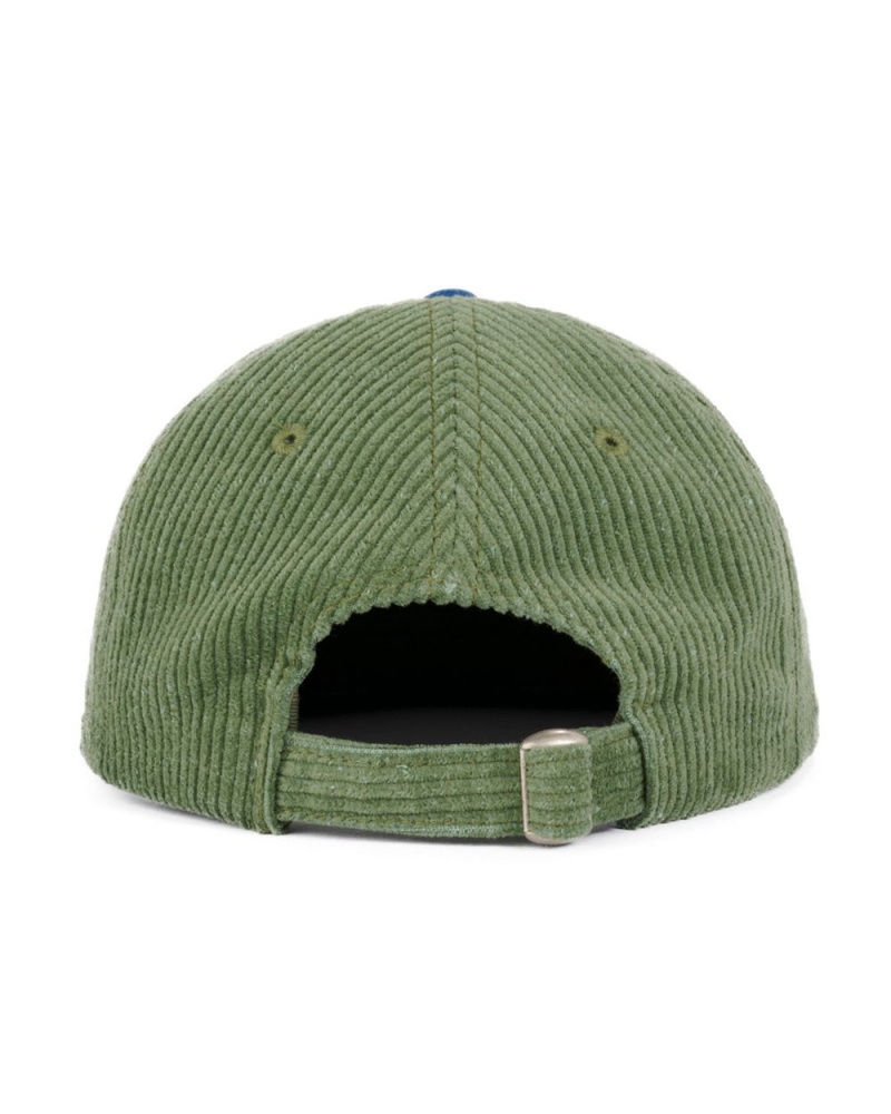 Olive Brain Dead Sludge Twill 6 Panel Cap | USA FIKU09857