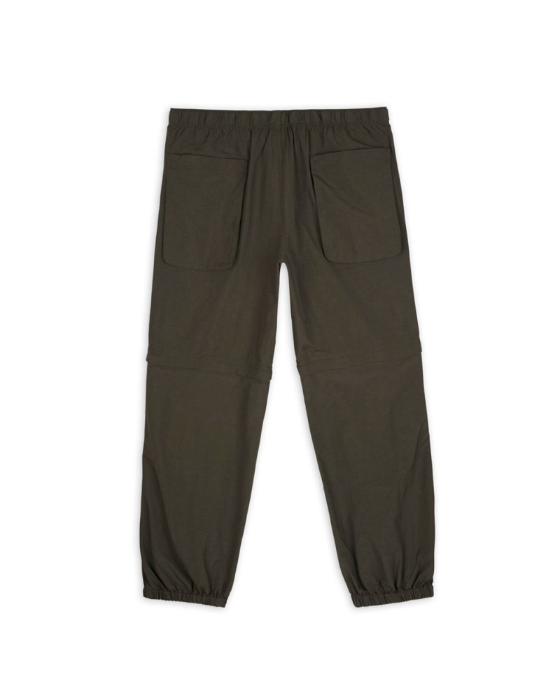 Olive Brain Dead Taslan Convertible Pant | USA LVPC32817