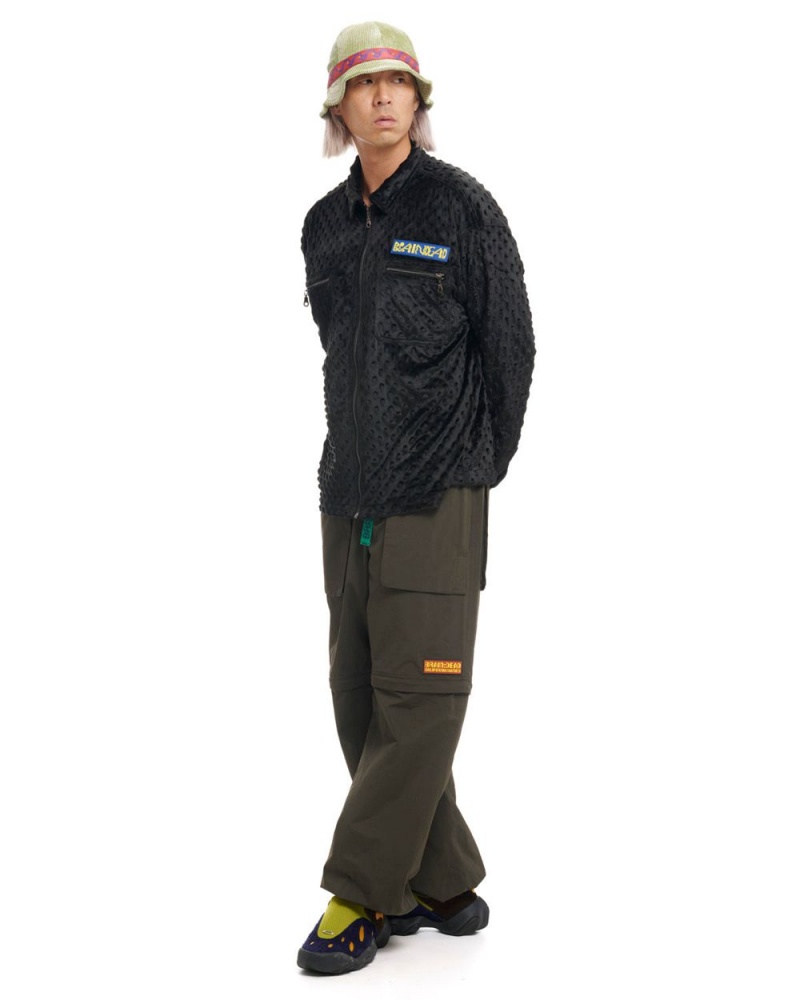 Olive Brain Dead Taslan Convertible Pant | USA LVPC32817