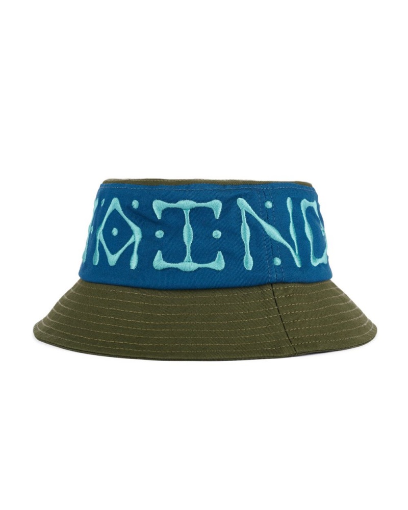 Olive Brain Dead Ufo Twill Bucket Hat | USA JUDP69347