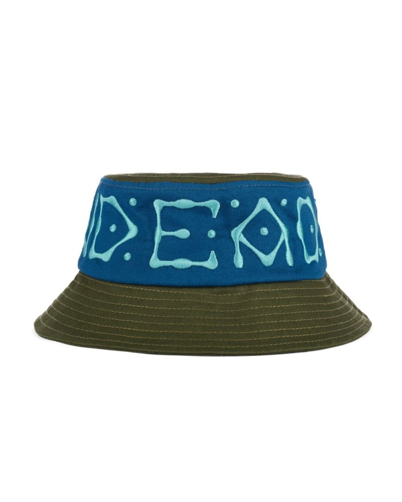 Olive Brain Dead Ufo Twill Bucket Hat | USA JUDP69347