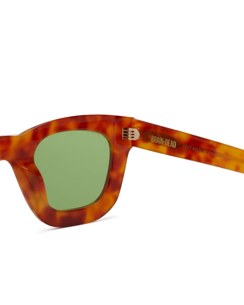 Orange Brain Dead Elia Post Modern Primitive Eye Protection Sunglasses | USA WICN49735