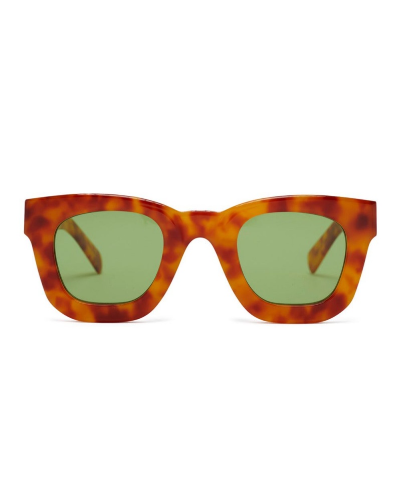 Orange Brain Dead Elia Post Modern Primitive Eye Protection Sunglasses | USA WICN49735