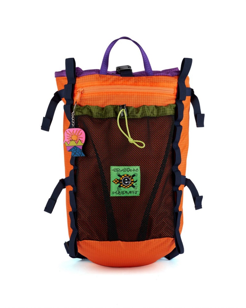 Orange Brain Dead Equipment Climbing Backpack Bag | USA ZTNI37851