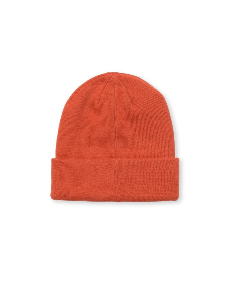 Orange Brain Dead Logo Head Beanie | USA SIGQ09352