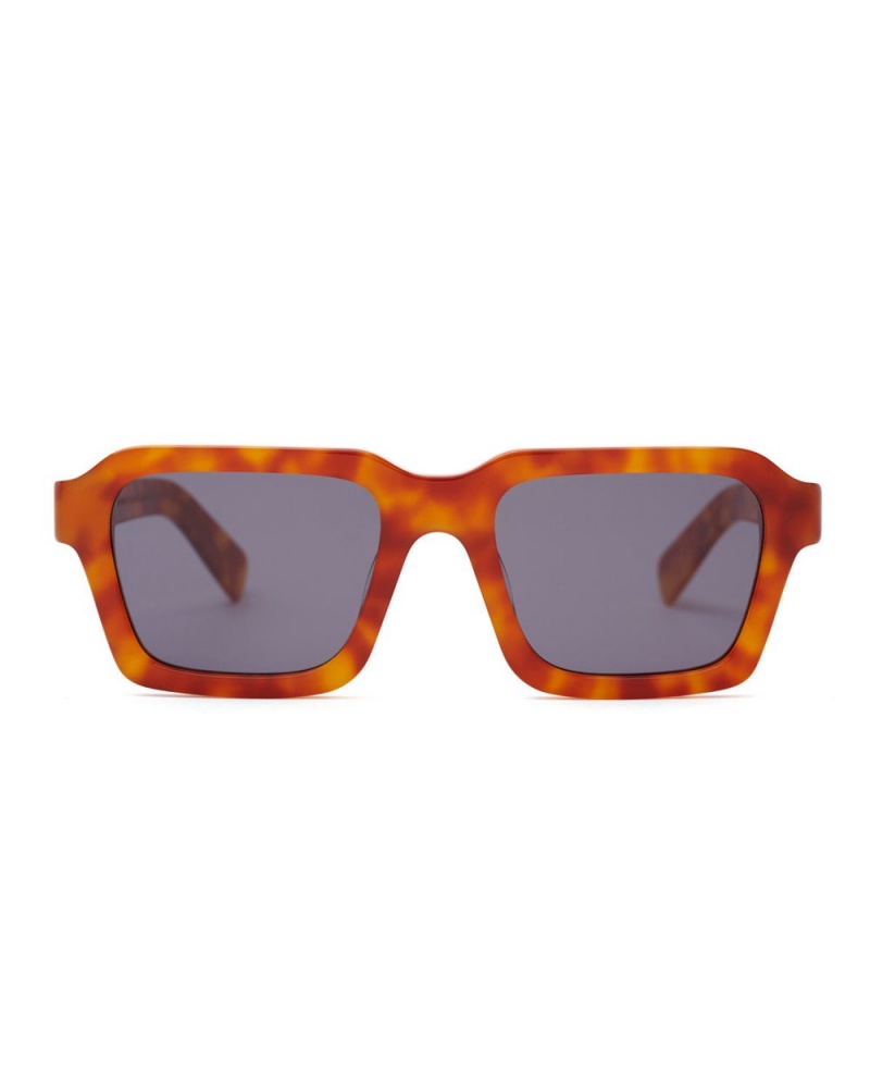 Orange Brain Dead Staunton Post Modern Primitive Eye Protection Sunglasses | USA OUCI47609