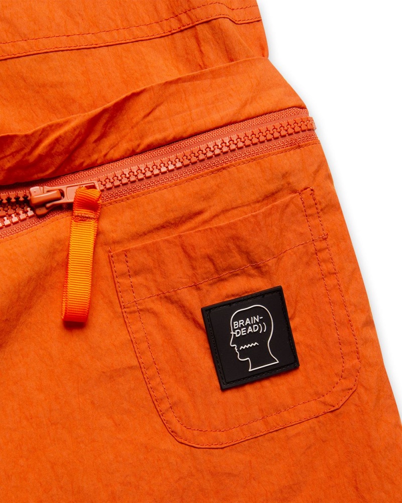 Orange Brain Dead Washed Out Convertible Skirt | USA GJRU06589