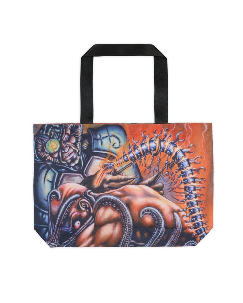 Orange Brain Dead X Magic: The Gathering Spinal Graft Tote Bag | USA VWJU49631