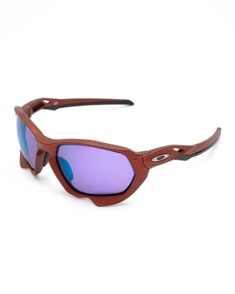 Orange Brain Dead X Oakley Plazma Sunglasses | USA VLBA92083