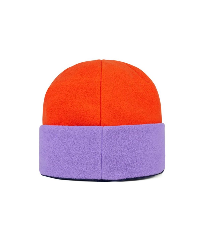 Orange Purple Brain Dead X K2 Standard Polar Fleece Beanie | USA XTNI43679