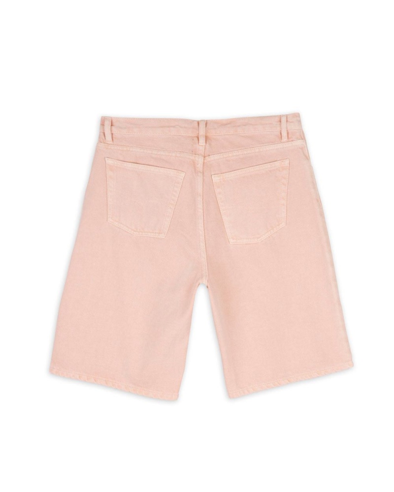 Pink Brain Dead Denim Whale Shorts | USA KSZE04182