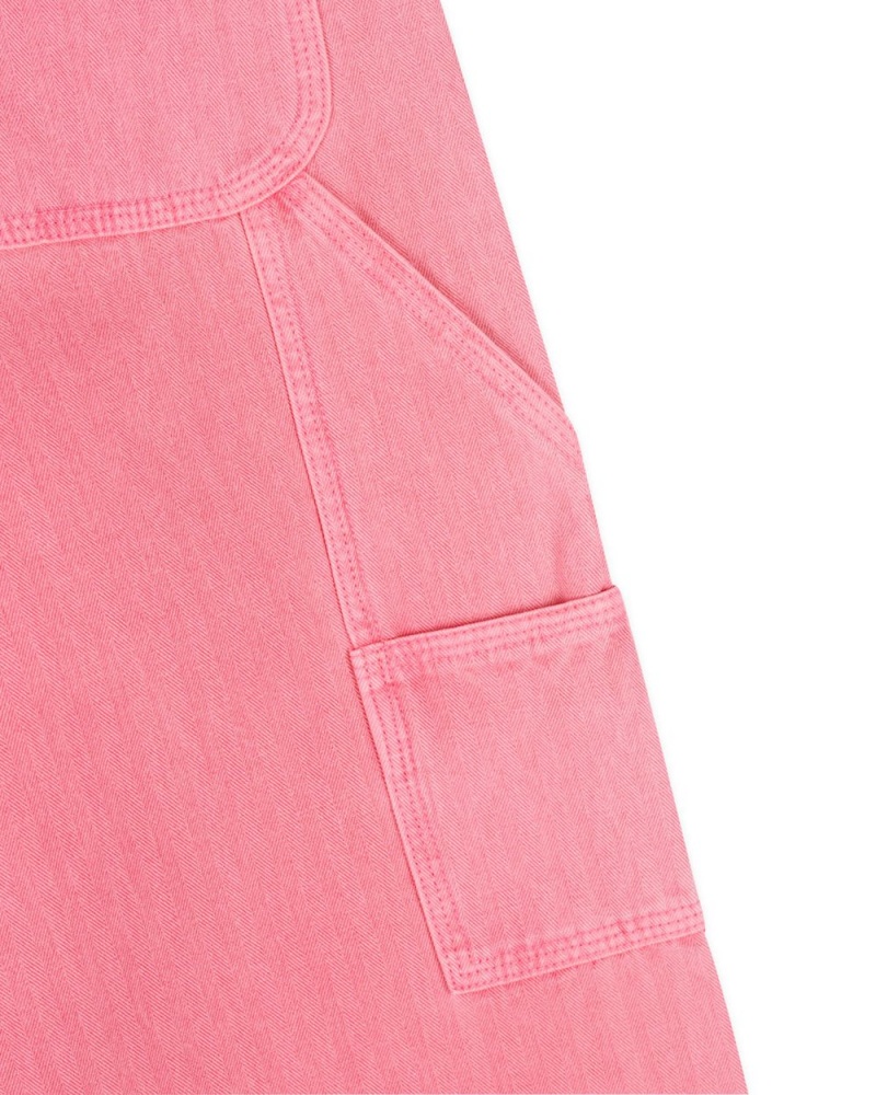 Pink Brain Dead Herringbone Utility Pant | USA AGJP63590