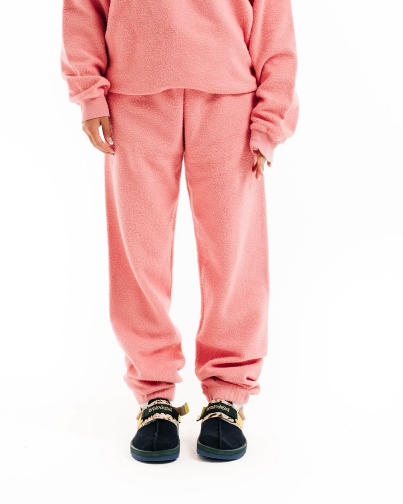 Pink Brain Dead Reverse Fleece SweatW/Pvc Pant | USA UPWQ81240