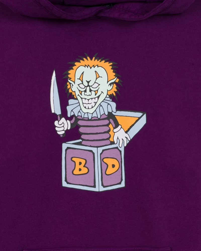 Purple Brain Dead Clownin' Hoodie | USA SLOV98064