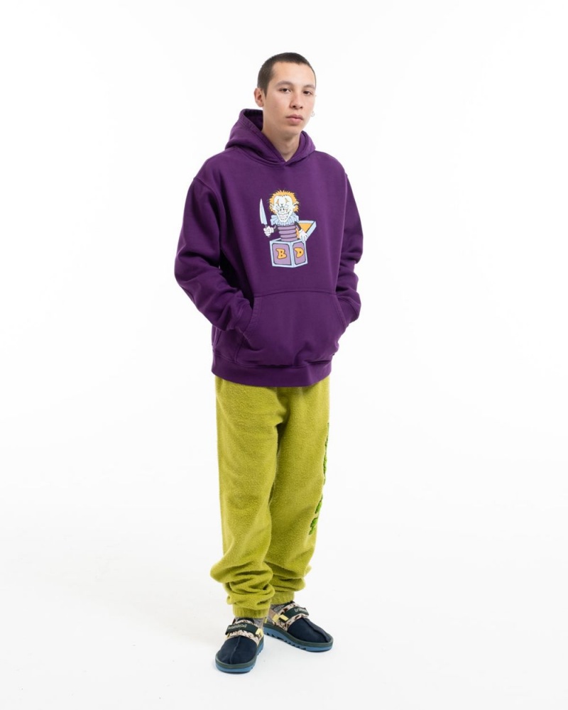 Purple Brain Dead Clownin' Hoodie | USA SLOV98064