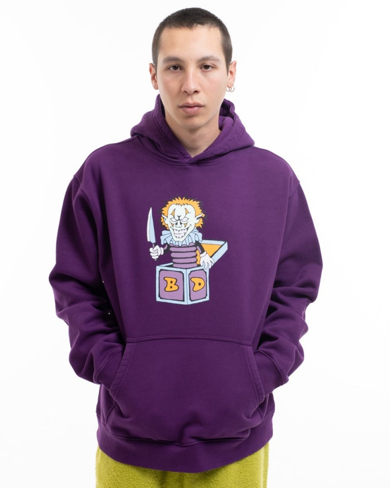 Purple Brain Dead Clownin' Hoodie | USA SLOV98064