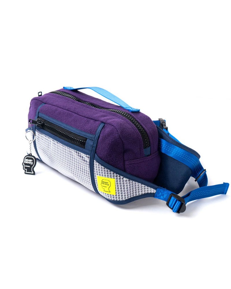 Purple Brain Dead Rush Hour Fanny Pack Bag | USA ONWD03671