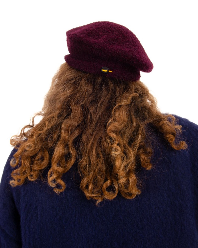 Purple Brain Dead Scratch Beret Hat | USA BFMP32049