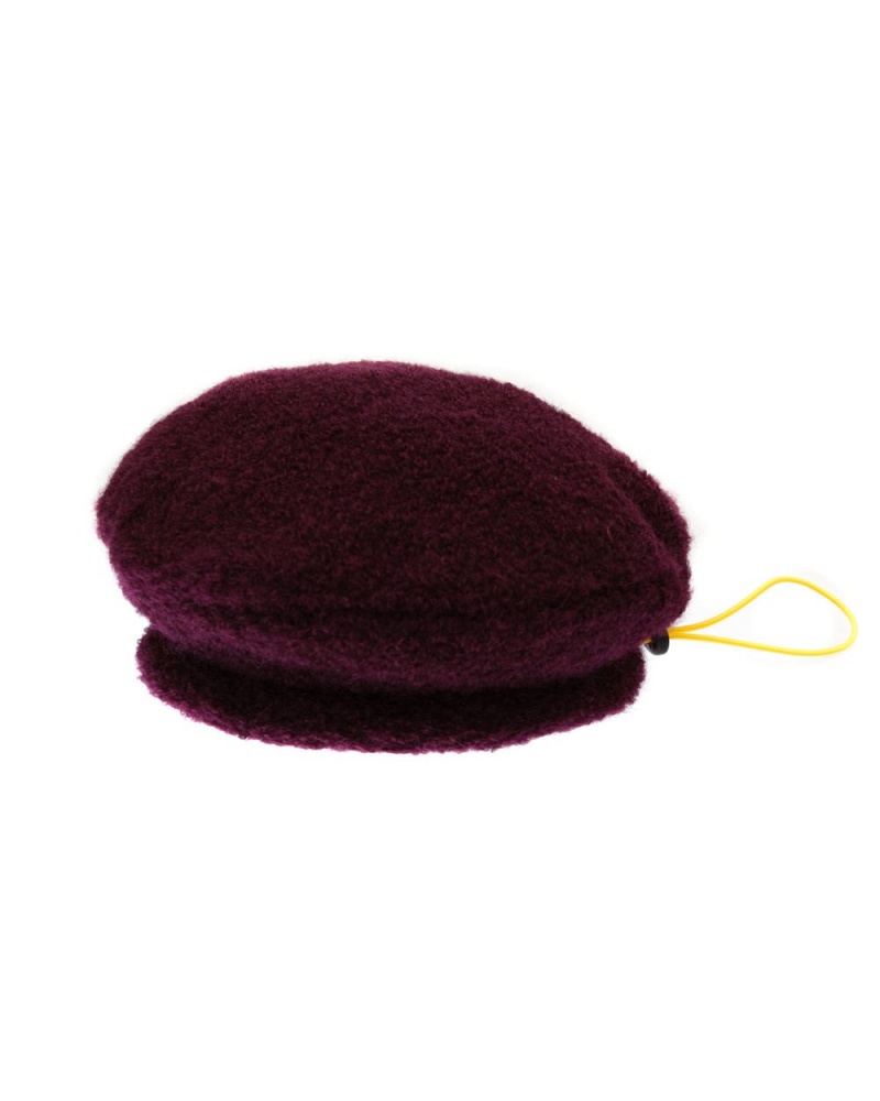 Purple Brain Dead Scratch Beret Hat | USA BFMP32049