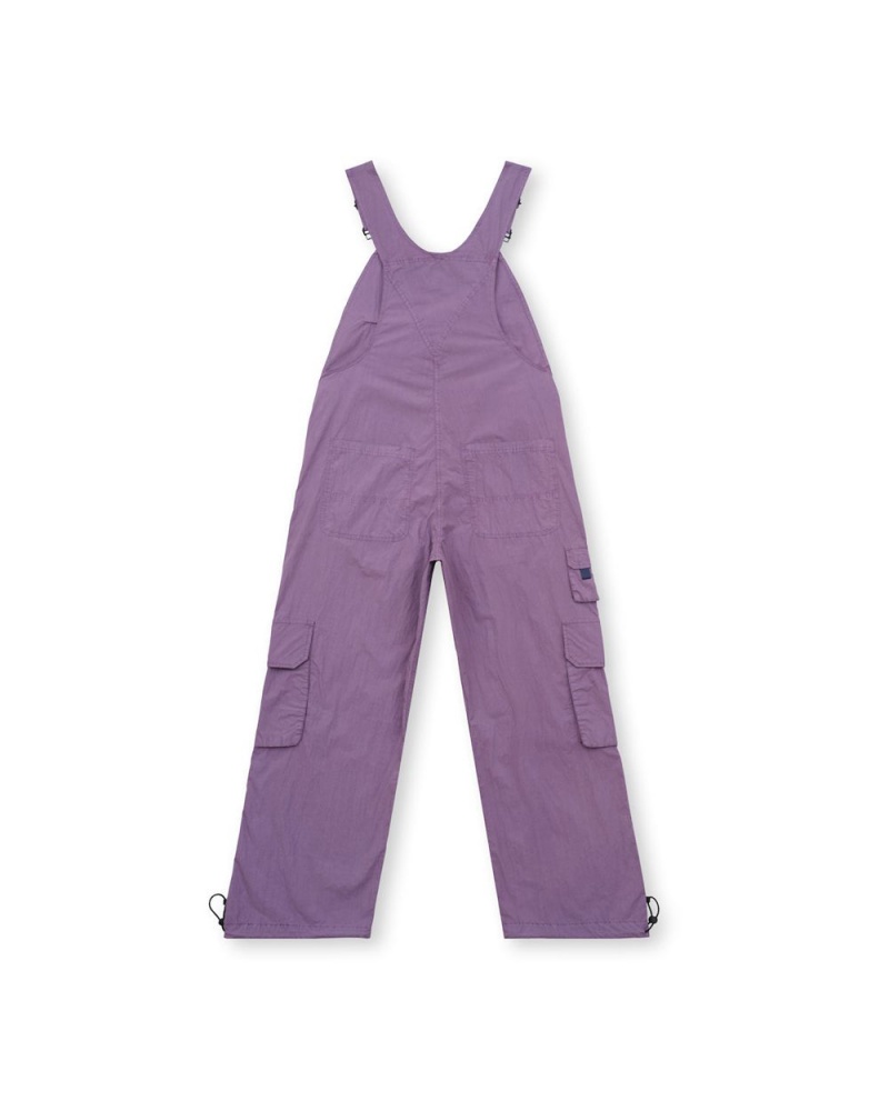 Purple Brain Dead Washed Out Utility Overall Pant | USA EJIG65709