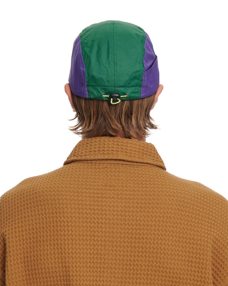 Purple Green Brain Dead Miles Trail Cap | USA NZSM96174