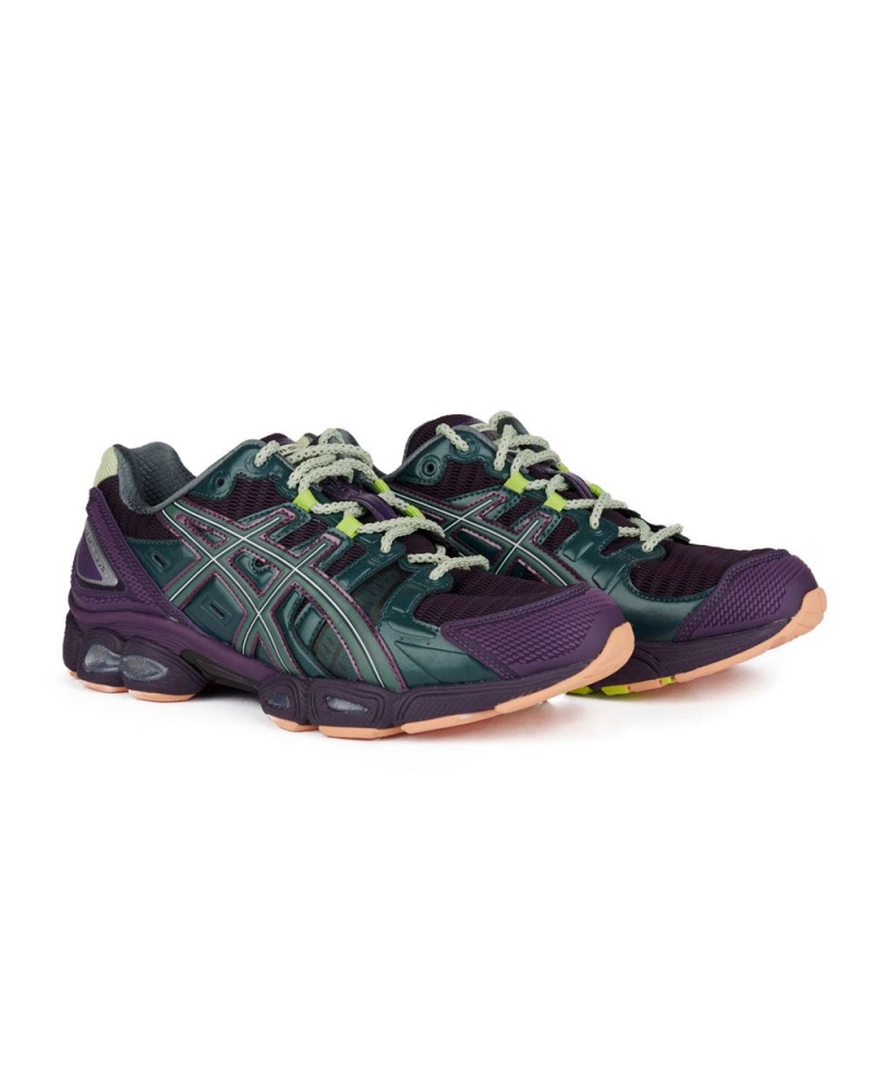 Purple Green Brain Dead X Asics Gel-Nimbus 9 Shoes | USA TKVE84160