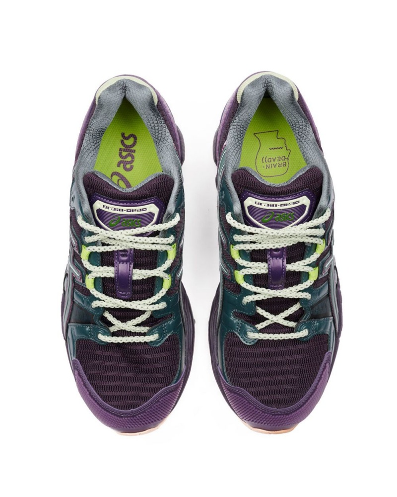 Purple Green Brain Dead X Asics Gel-Nimbus 9 Shoes | USA TKVE84160