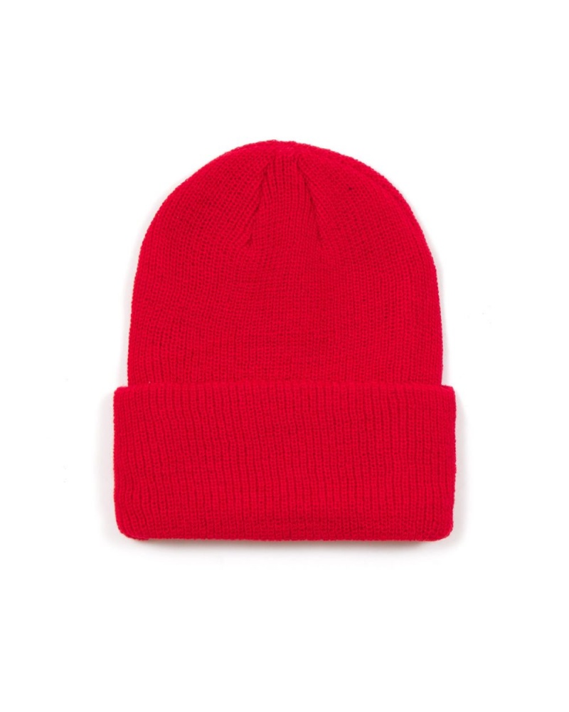 Red Brain Dead Brain Eyes Beanie | USA IWBD41926