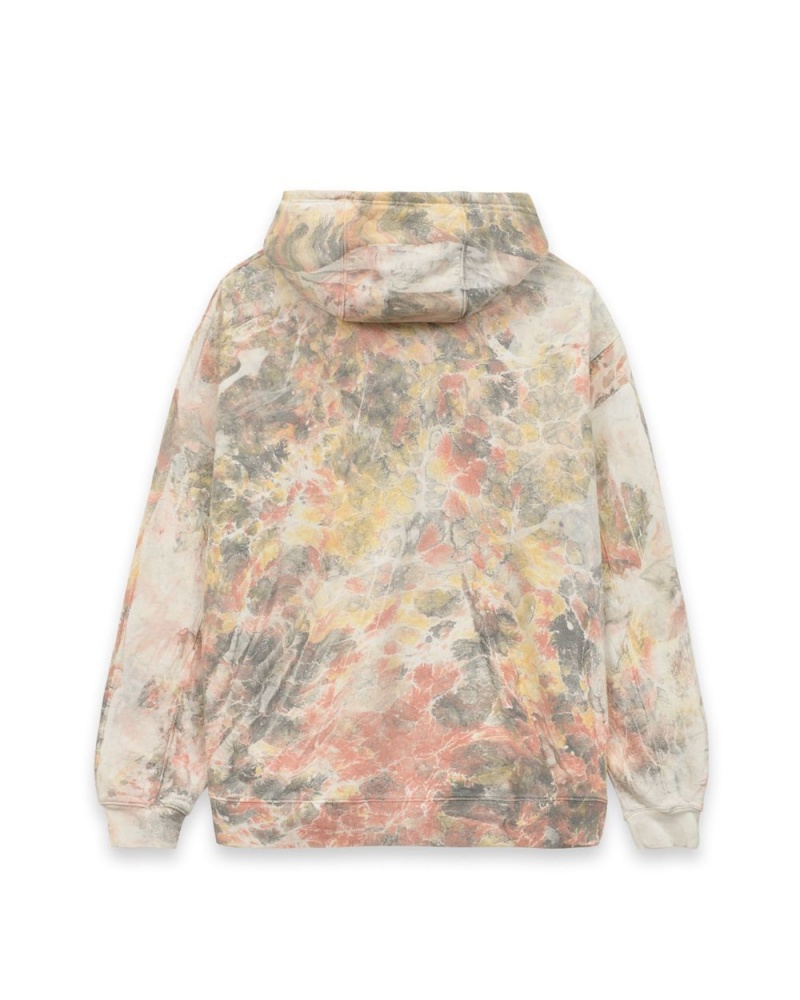 Red Brain Dead Marble Dye Hoodie | USA PNZF41239