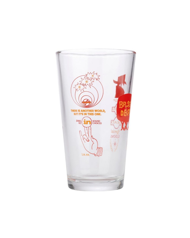 Red Brain Dead Special Illusions Pint Glass Homeware | USA SRZN75413