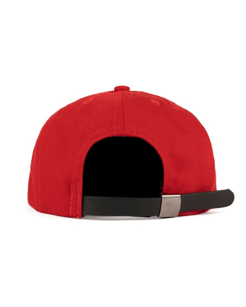 Red Brain Dead Wool Logohead Hat | USA NWIQ23589