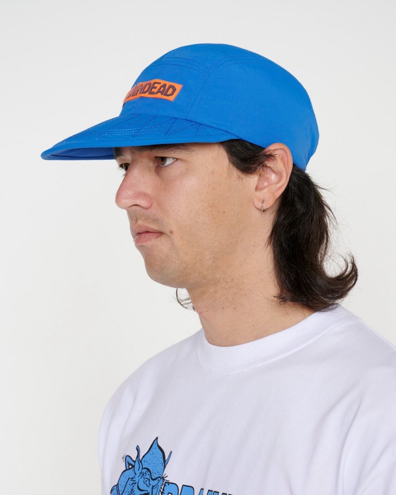 Royal Blue Brain Dead Kickers Nylon Duckbill Hat | USA FXKL41598