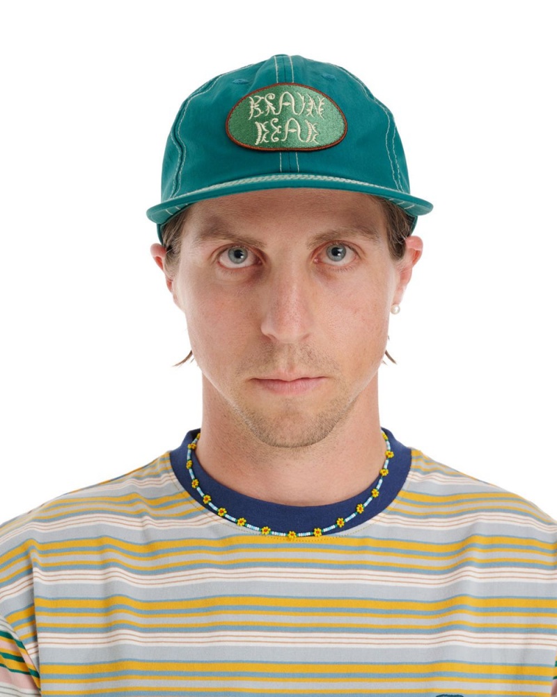 Turquoise Brain Dead Bugs Lyfe 6 Panel Cap | USA JQEO61480