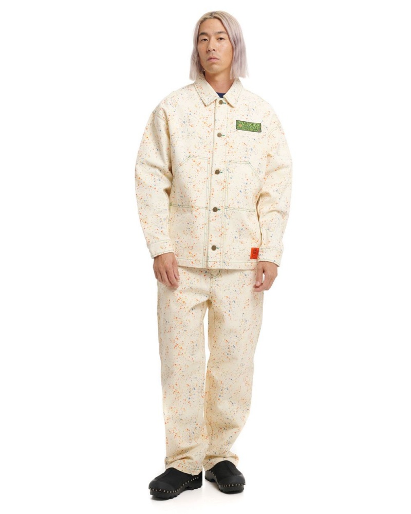 White Brain Dead Dickies Gardening Jacket | USA TRBE63590