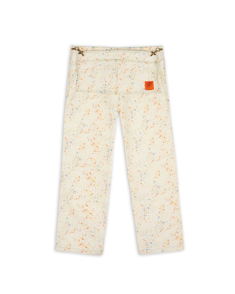 White Brain Dead Dickies Gardening Pant | USA GCQF36142