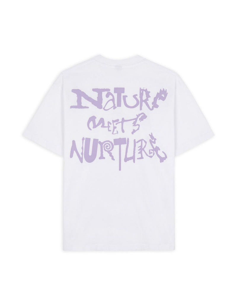 White Brain Dead Equipment Nature Nature T-Shirt | USA AEYC31726