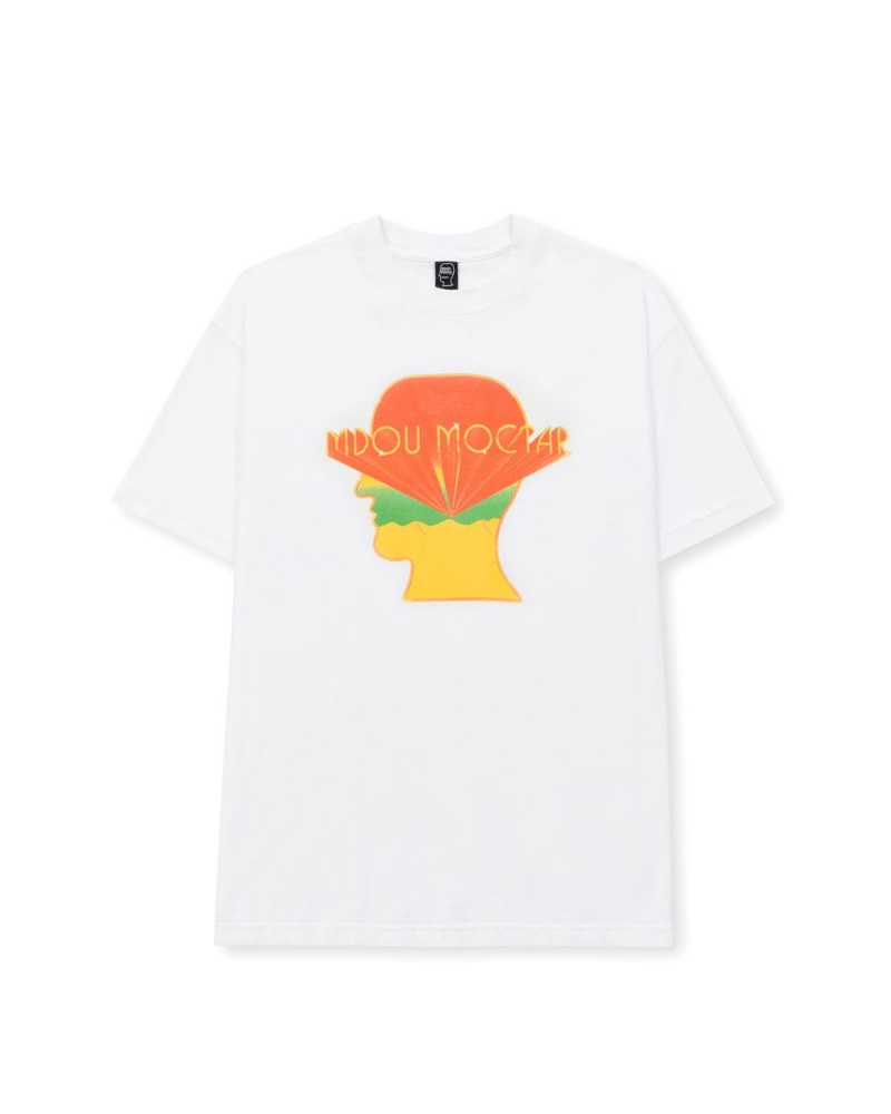 White Brain Dead X Mdou Moctar T-Shirt | USA XMTV37018