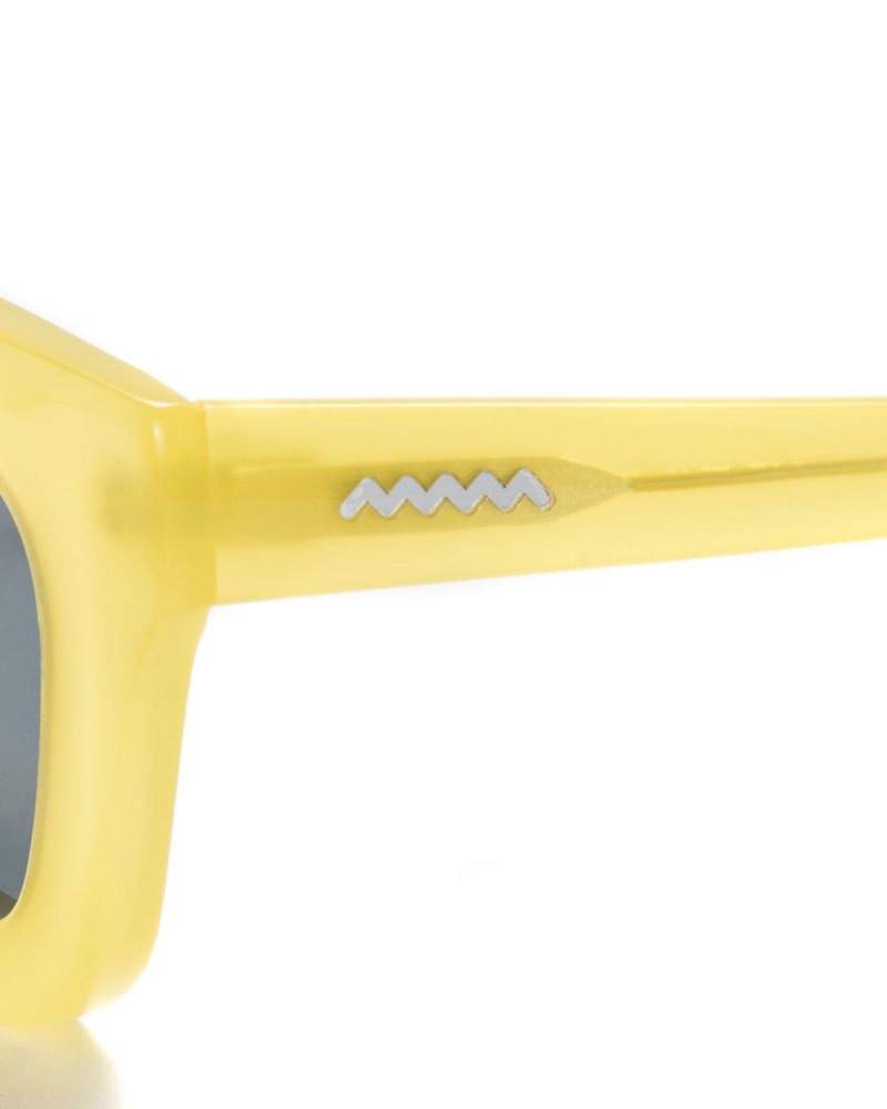 Yellow Brain Dead Elia Sunglasses | USA CYUE65240