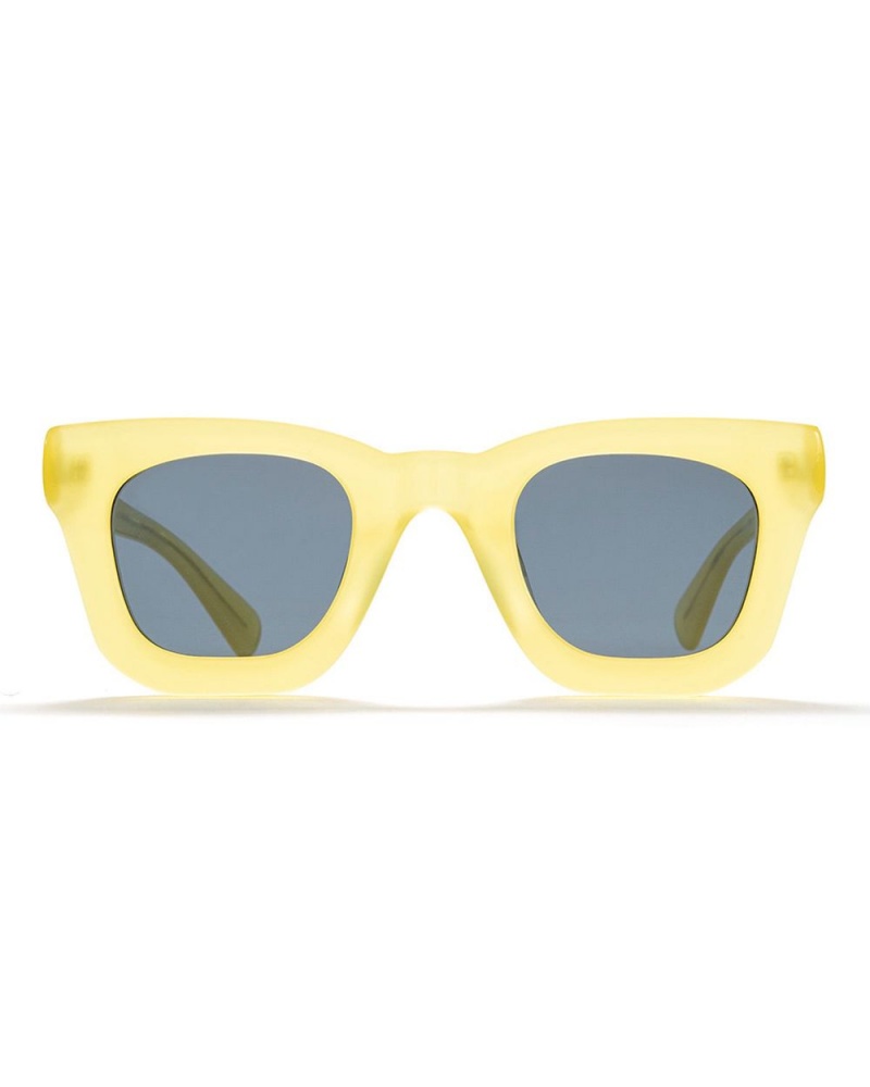 Yellow Brain Dead Elia Sunglasses | USA CYUE65240