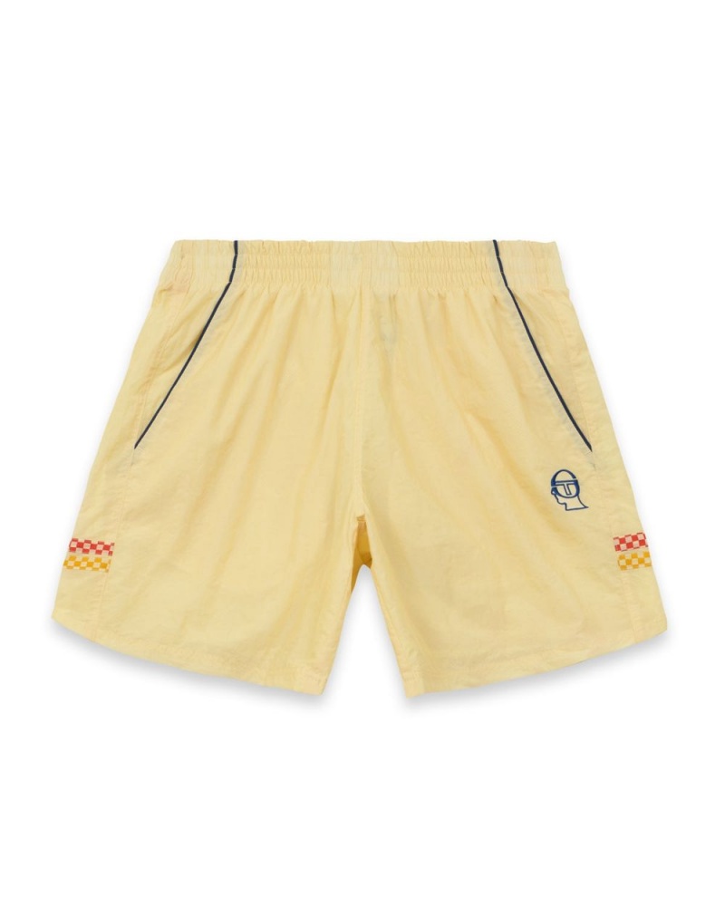 Yellow Brain Dead Sergio Tacchini X Shorts | USA WCAT36542