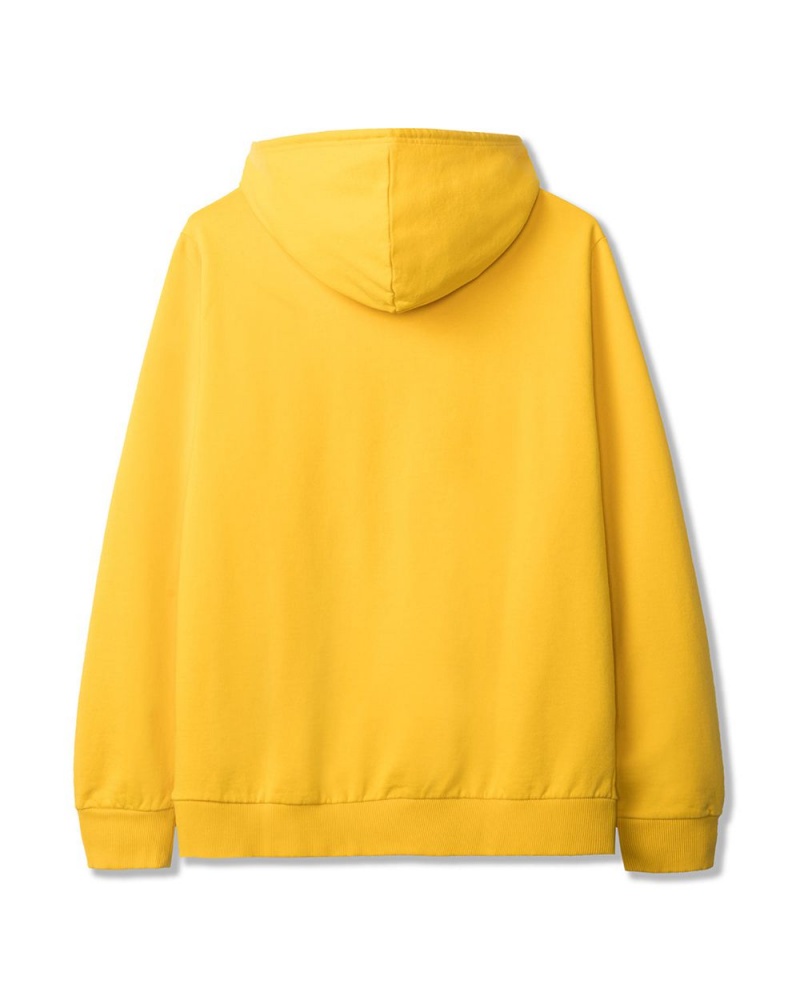 Yellow Brain Dead Spacy Long Sleeve Sweatshirt A.P.C. X Hoodie | USA QRAI86743